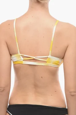 Top Bikini a Triangolo Effetto Tie-Dye></noscript>Karl Lagerfeld Online