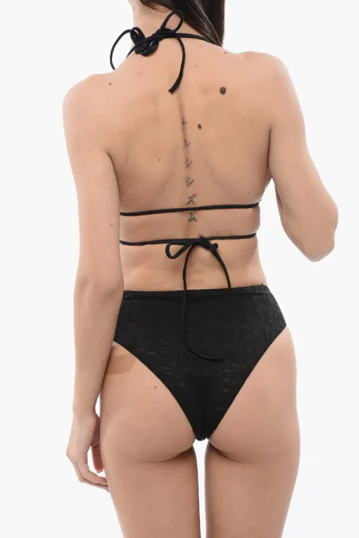 Hot Top Bikini a Triangolo in Tinta Unita Donna Costumi Da Bagno