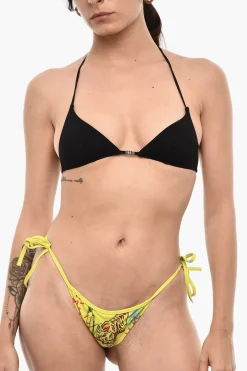 Top Bikini ICON a Triangolo a Tinta Unita>Dsquared2 New