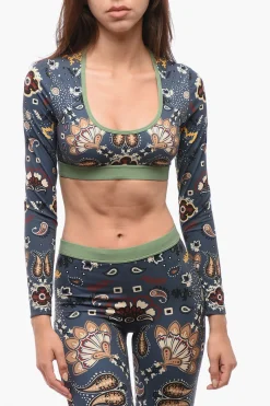 Top Crop Underwear a Motivo Bandana>Dsquared2 Outlet