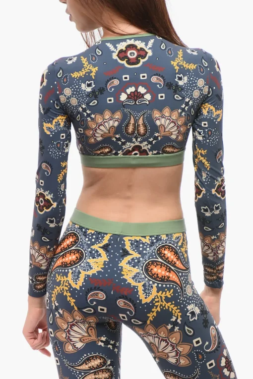 Top Crop Underwear a Motivo Bandana>Dsquared2 Outlet