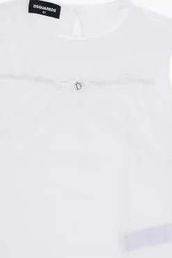 Clearance Top In Tinta Unita con Pendente a forma di D Abbigliamento