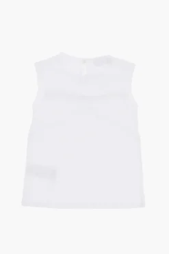 Clearance Top In Tinta Unita con Pendente a forma di D Abbigliamento