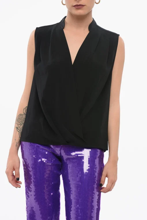 New Top MEREDITH Asimmetrico Donna T-Shirts E Tops