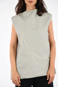 Top MUSHROOM TUNIC Ricamato DINGE/DEGRADE' GREEN>Rick Owens Online