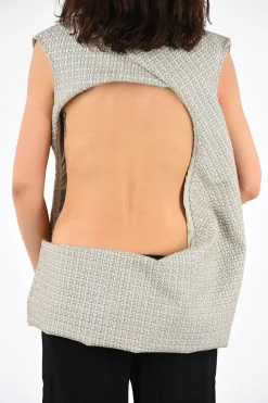 Top MUSHROOM TUNIC Ricamato DINGE/DEGRADE' GREEN>Rick Owens Online