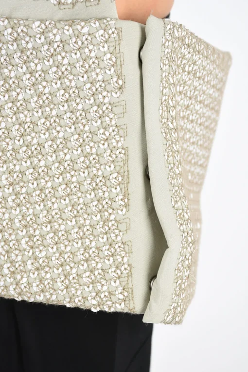 Top MUSHROOM TUNIC Ricamato DINGE/DEGRADE' GREEN>Rick Owens Online