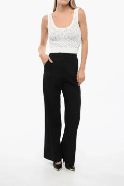 Top RUIO Openwork con Applicazione Strass></noscript>John Richmond New