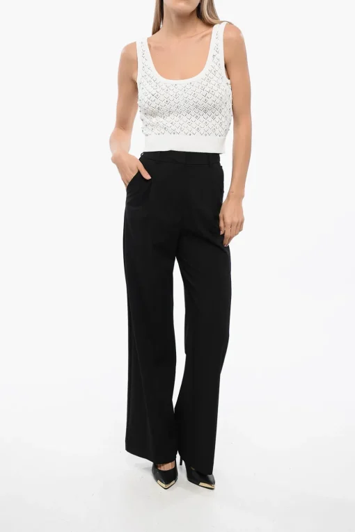 Top RUIO Openwork con Applicazione Strass>John Richmond New