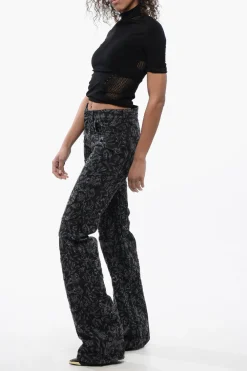 Sale Top Seamless in Mesh con Dettaglio Open-Back Donna T-Shirts E Tops