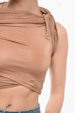 Top SIENNA Drappeggiato></noscript>Rick Owens Fashion
