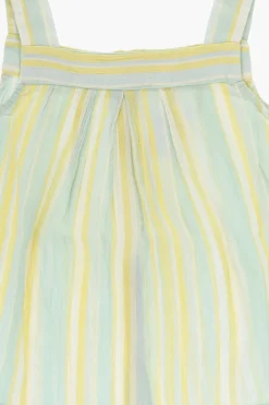 Best Top SOLEIL a Righe con Chiusura Sul Retro Abbigliamento