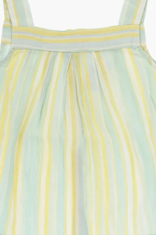 Best Top SOLEIL a Righe con Chiusura Sul Retro Abbigliamento