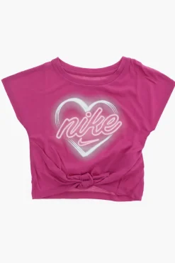 Top Stampa Cuore con Nodo GLOW IN THE DARK>Nike KIDS Discount