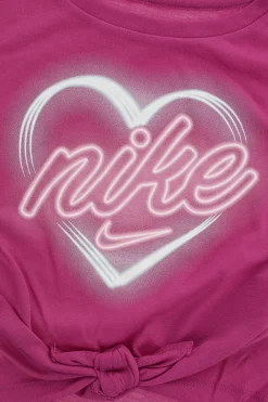Top Stampa Cuore con Nodo GLOW IN THE DARK>Nike KIDS Discount