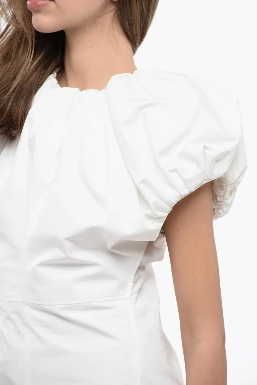 Sale Top Svasato con Maniche a Sbuffo Donna T-Shirts E Tops
