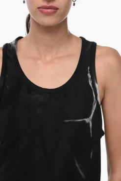 Top Tank Stretchy Con Fantasia Astratta></noscript>Jil Sander Clearance
