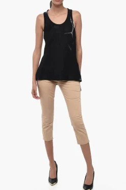Top Tank Stretchy Con Fantasia Astratta></noscript>Jil Sander Clearance