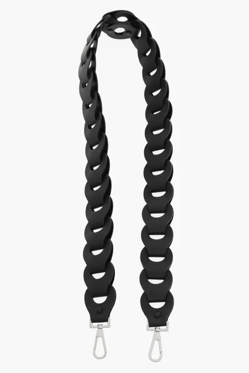 Sale Tracolla a Catena in Nappa con Hardware Argentato Donna Accessori Borse