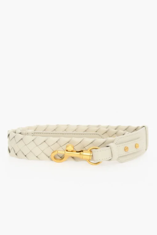 Hot Tracolla CABAT in Pelle Intrecciata Donna Accessori Borse