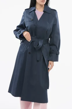 Trench Doppiopetto con Fibbie>Kenzo Clearance