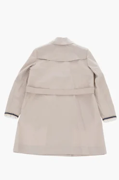 Sale Trench Doppiopetto Con Polsini Sfrangiati Abbigliamento