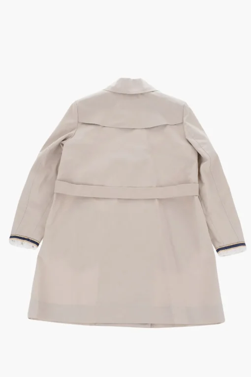 Sale Trench Doppiopetto Con Polsini Sfrangiati Abbigliamento
