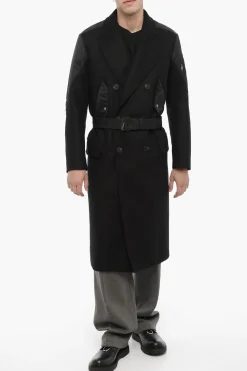 Trench HYBRID Slim Fit in Doppio Tessuto con Cintura></noscript>Neil Barrett Best