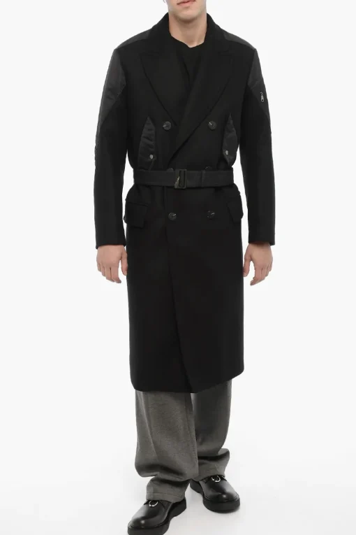 Trench HYBRID Slim Fit in Doppio Tessuto con Cintura>Neil Barrett Best