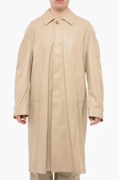 Trench in Ecopelle con Abbottonatura Nascosta>4SDesigns Hot