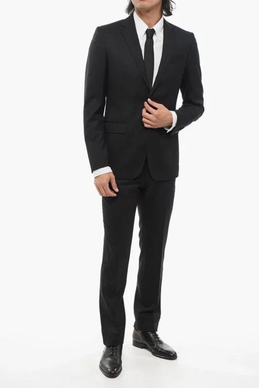 Online TREND Blazer 2 Bottoni in Lana Vergine Extrafine Uomo Giacche