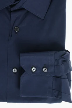 TREND Camicia in Popeline con Collo Francese></noscript>Corneliani Best