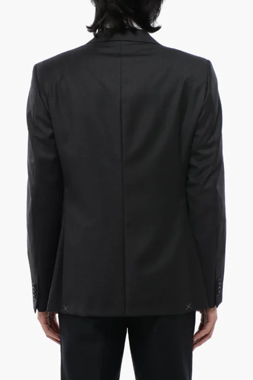 TREND Giacca a 2 Bottoni in Lana Vergine Due Spacchi Revers Classico>Corneliani Hot