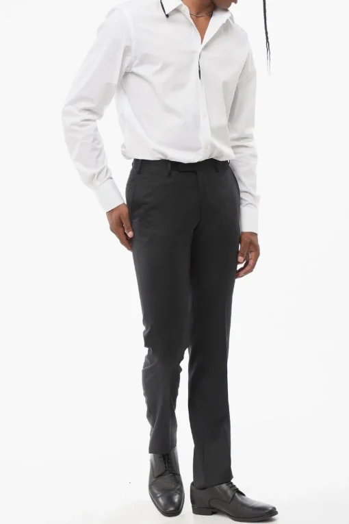 TREND Pantaloni in Lana Vergine>Corneliani Online