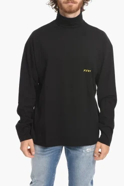 New T-Shirt a Collo Alto SOLAR POWER in Cotone Uomo T-Shirt