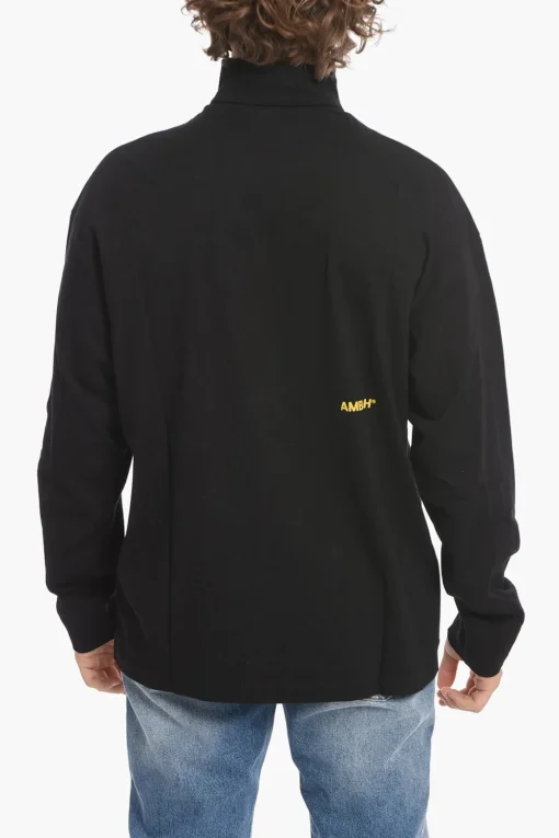 New T-Shirt a Collo Alto SOLAR POWER in Cotone Uomo T-Shirt