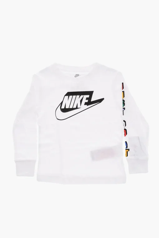 Sale T-shirt a Manica Lunga con Logo Stampato Bambino Abbigliamento