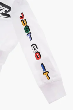 Sale T-shirt a Manica Lunga con Logo Stampato Bambino Abbigliamento