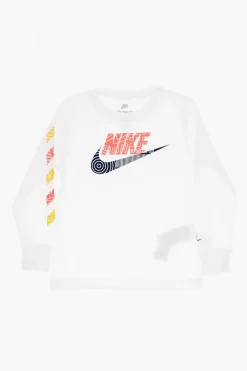 T-Shirt a Manica Lunga con Logo Stampato>Nike KIDS Hot