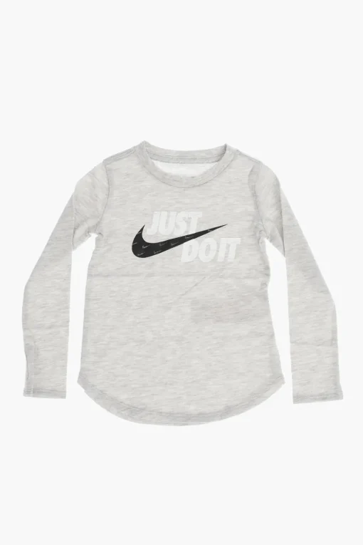 T-shirt a manica lunga con stampa sul fronte>Nike KIDS Hot