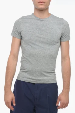 Discount T-shirt A Maniche Corte Slim Fit Uomo T-Shirt