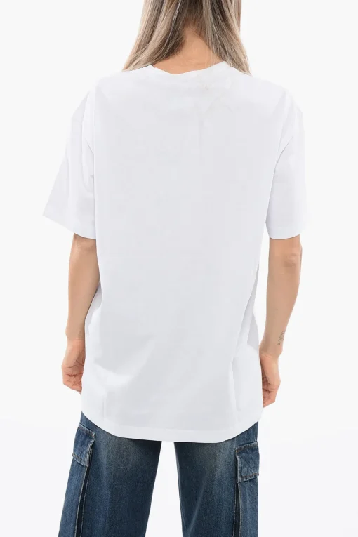 T-shirt BERDI Oversized con Stampa Trompe l'oeil>John Richmond Sale