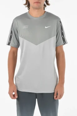 Clearance T-shirt Bicolore con Stampa Logo Uomo T-Shirt