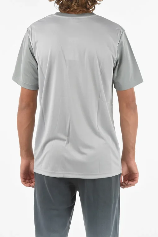 Clearance T-shirt Bicolore con Stampa Logo Uomo T-Shirt