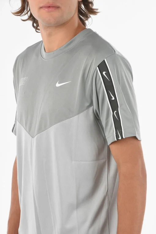 Clearance T-shirt Bicolore con Stampa Logo Uomo T-Shirt