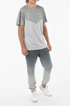Clearance T-shirt Bicolore con Stampa Logo Uomo T-Shirt