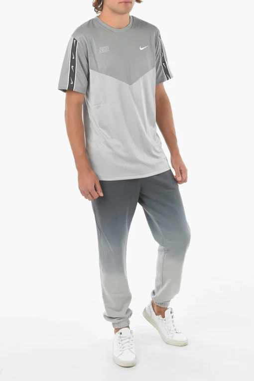Clearance T-shirt Bicolore con Stampa Logo Uomo T-Shirt