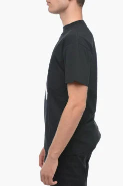 Discount T-shirt Big Fit Con Logo Stampato Uomo T-Shirt