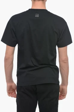 Discount T-shirt Big Fit Con Logo Stampato Uomo T-Shirt