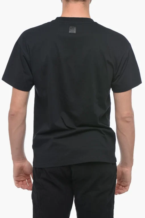 Discount T-shirt Big Fit Con Logo Stampato Uomo T-Shirt